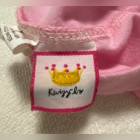 Kwigy bo Pink Pet T-Shirt with Embroidered Skull and Crossbones - Picture 4 of 4